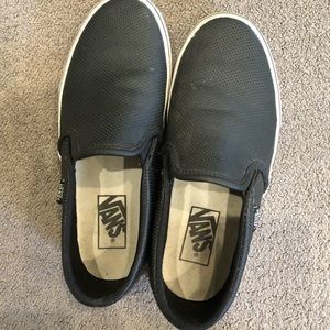 black vans size 8